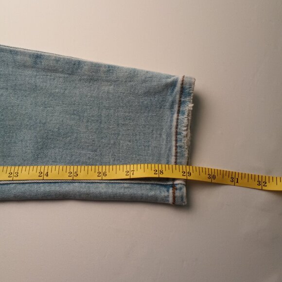 Loft High Waist Skinny Jeans Size 26/2 Buttonfly Light Wash - Picture 9 of 10